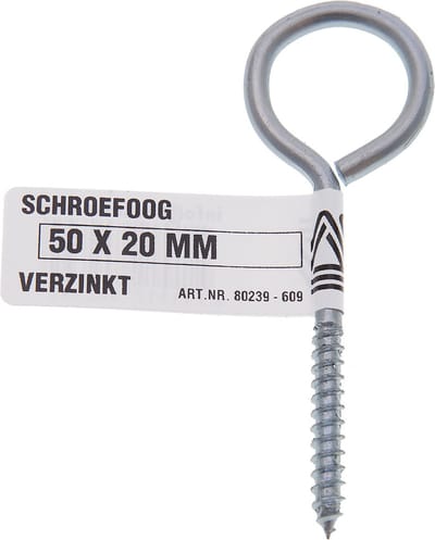 Deltafix - Schroefoog 50x20 vz