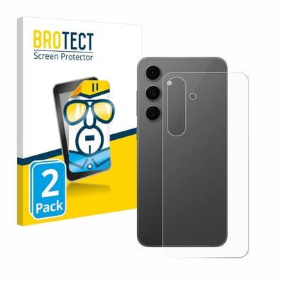 BROTECT - Screenprotector voor Samsung Galaxy S24 FE (Achterkant) - Folie Beschermfolie transparant 2 Stuks