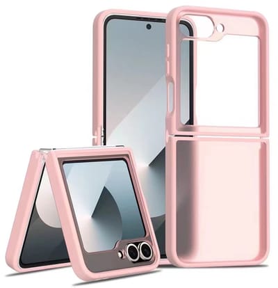 Hoesje Geschikt voor Samsung Z Flip 6 / Z Flip 7 FE - Roze - Casemania Matte Armor Back Cover - Anti-Vingerafdruk Telefoonhoesje