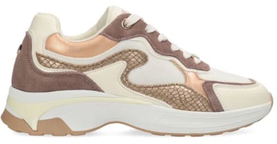 Mexx PORTIA LOVE Sneaker Dames Sneaker-Wit/Bruin