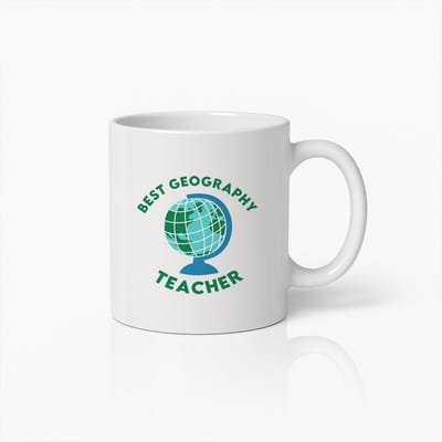 Beste Aardrijkskunde Leraar Mok 330ml – Lerarenwaardering Koffiebeker – Perfect Cadeau voor Docenten