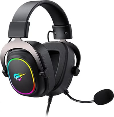 Gaming Headset 3.5mm HAVIT H2002P, RGB, 2m, Zwart