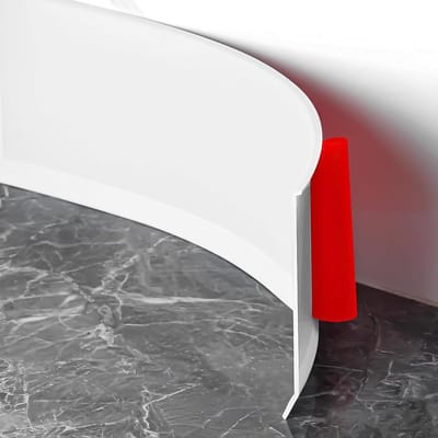 Flexibele Zelfklevende PVC Plint - Waterdichte Knikstrip 5 Meter Wit voor Keuken & Badkamer