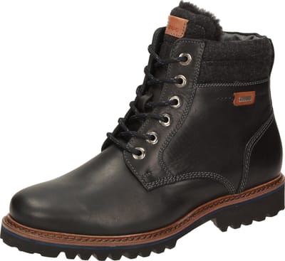 Sioux - ADALR.-704-TEX-LF-H - Vrije tijd half-hoogHeren veterschoenHeren sneakers - Kleur: Zwart - Maat: 41