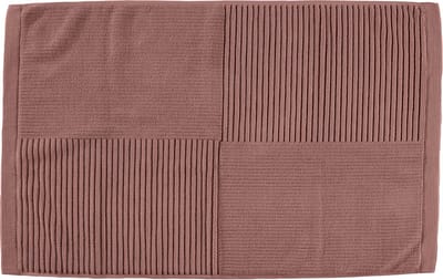 Zone Denmark Classic Badmat - Absorberende Badkamermat - Hotelkwaliteit - 100% katoen - 1200g/m2 - 50 x 80 cm - Peach Red (rood)