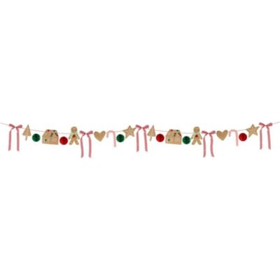 Meri meri kerst - slinger 2,4 m, sweet gingerbread