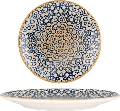 Bonna Platte Bord - Alhambra - Porselein - 23 cm - set van 6