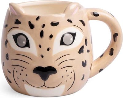 Balvi Mok Leopard 500 Ml Keramiek Beige