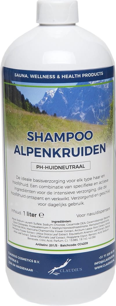 Shampoo Alpenkruiden - 1 liter - Haarverzorging