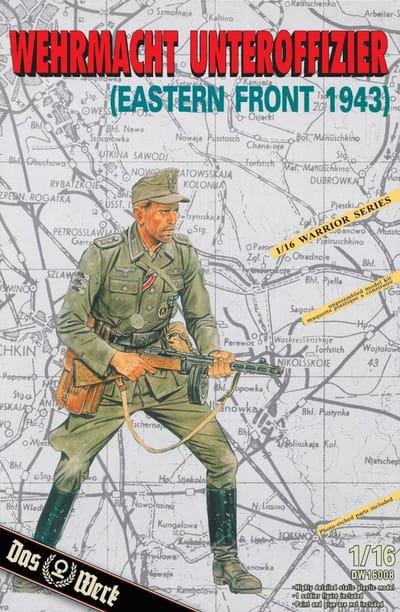 Das Werk Modelbouwpakket Militaire voertuigen - 16008 Wehrmacht Unteroffizier-Eastern Front 1943 - Figuur Plastic - 1:16 - Modelbouw