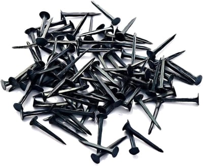 Reparatiespijkers Schoen - Ijzeren Nagels - Schoenen Repareren - Roestvrij Messing - 500g Pak - Zwart