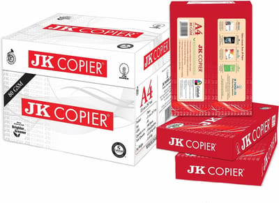 Kopieerpapier JK A4 75 grams 21x29,7cm - 5 Pakken a 500 vellen (volle doos) - Glad en hoog wit printpapier