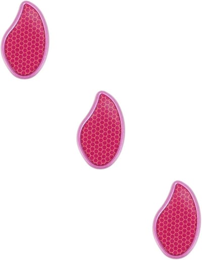 Voetvijl Set - Voetrasp Pedicure - Dode Huid Verwijderen - Glazen Schuurvlak - 10.5 cm - Roze