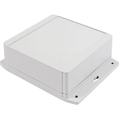 Hammond Electronics 1555RF42GY Universele behuizing 160 x 160 x 62 ABS Lichtgrijs 1 stuk(s)