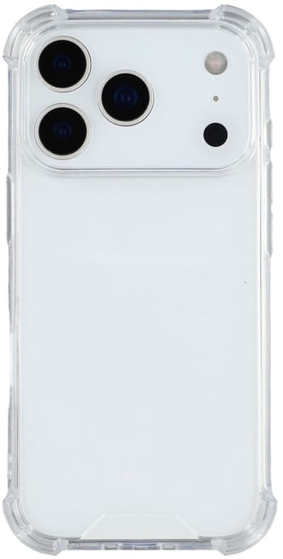 Anti Shock Silicone Hoesje Geschikt voor iPhone 17 Pro - transparant - ZT Accessoires