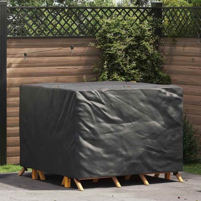 vidaXL - Meubelbescherming - Zwart - 125 - x - 125 - x - 74 - cm - 210D - Oxford - Stof