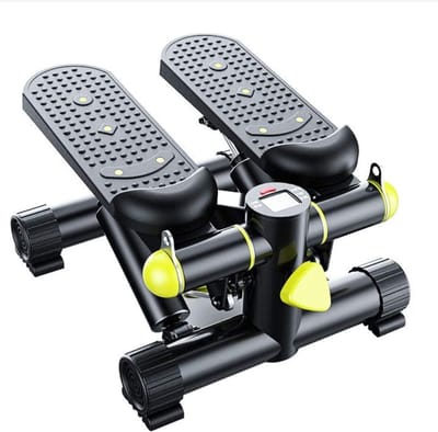 Fitness Stepper - Loopband machine - Thuis sporten - Magnetische pedalen - 135 kg draagvermogen - Zwart