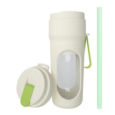 Draagbare Smoothie Blender met 12 Messen – Krachtige USB-Oplaadbare Mini Blender, BPA-vrij, 450 ml, Ideaal voor Shakes & Smoothies Onderweg