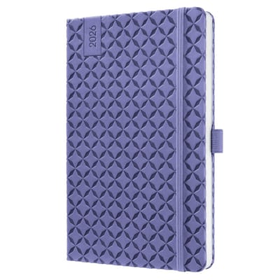 Sigel weekagenda Flair 2026 - formaat A5 - Dark Purple - hardcover - SI-J6125