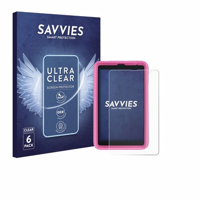 Savvies - Screenprotector voor Blackview Tab 6 Kids - Folie Beschermfolie transparant 6 Stuks