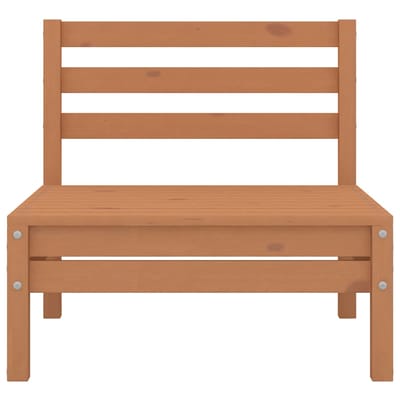vidaXL - Tuinmiddenbanken - 4 - st - massief - grenenhout - honingbruin