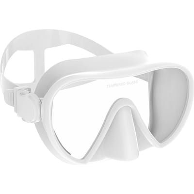 Duiken Snorkelen Frameloos Masker Perfecte Afdichting Siliconen Rand Panoramisch Zicht Gehard Glas Zwembril Geschikt voor Volwassenen
