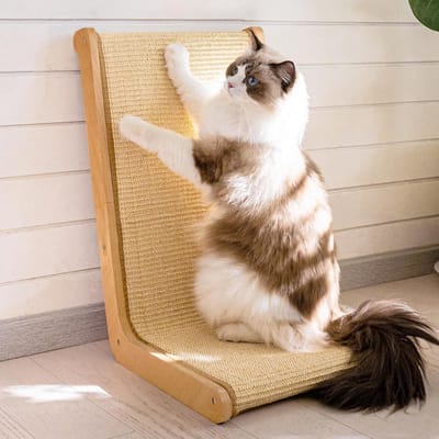 Quvo® Krabton - Krabpaal - Krabton voor Katten- Beige - ‎‎37cm x 48cm x 58 cm; 3.42 kg