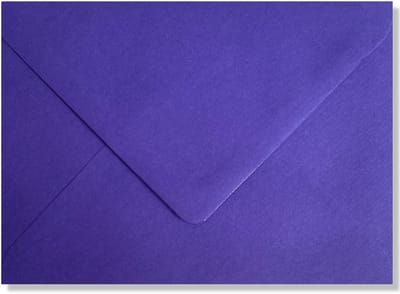 Cards & Crafts 50 Luxe C6 Enveloppen - Paars - 162x114mm - 110 grams - 16,2X11,4cm