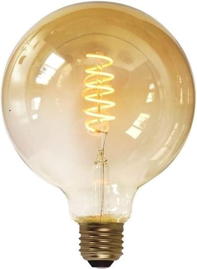 Freelight Globe E27 7Watt Led Gold 125mm incl. 3-Step Dimmer