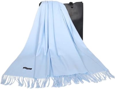 Dames Sjaal - Warme Bandana - Mode Accessoire - Franje Detail - 190x60 cm - Eff Moti