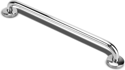 Intirilife spiegelglans gepolijst roestvrij stalen handdoekrek lengte 60cm 19mm diameter - handdoekrek badhanddoekrek badkamer sauna keuken