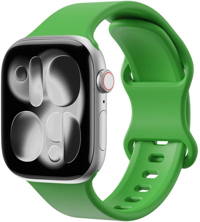 SBG Siliconen Bandje Geschikt voor Apple Watch Ultra | 49MM | Sport Horlogeband Lichtgroen