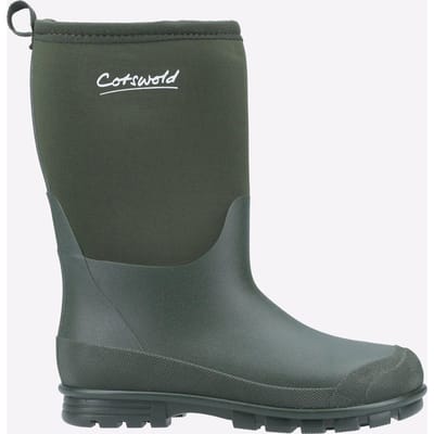 Cotswold Hilly Neoprene Tpr+neopreen Groene Regenlaarzen Voor Kinderen