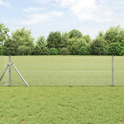 vidaXL - Gelast - gaashek - 1000 - x - 60 - cm - Zilver