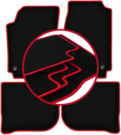 CARLUX-RED automatten voor: Audi 100 C4 avant, stationwagen, sedan (1991-1994)