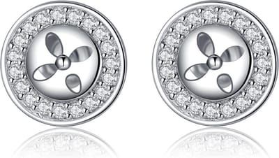 Di Lusso - Oorstekers Olivet - Zirkonia's - Zilver 925 - Dames