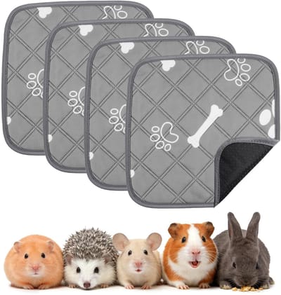 Dailygoods- Pipi-pad 4 stuks - Wasbare Dierenmatten - Antislip Stabiliteit - Eenvoudig te Reinigen - 30 x 30 cm - Herbruikbaar - Dierenmat