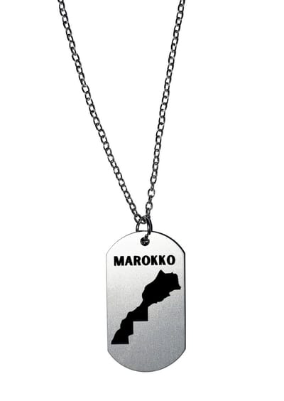Akyol - marokko ketting - Piloot - toeristen - marokko cadeau - beste land - leuk cadeau voor je vriend om te geven