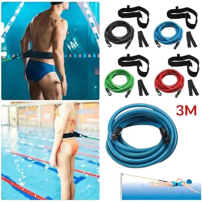 Padisport Zwemtrainer 3M - Zwemelastiek - Zwemgordel - Zwemelastiek Volwassen - Zwemriem - Zwemelastiek Met Weerstand - Swimtrainer