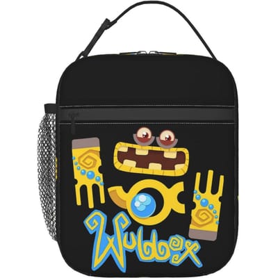 Wubbox My Singing Monsters Geïsoleerde Lunchtas voor Dames Kinderen Draagbare Voedseldozen Thermische Lunchbox Tote One Size