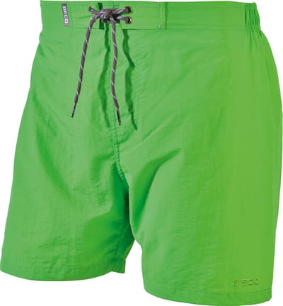 BECO zwemshorts unisex - binnenbroekje - elastische band - 1 zakje - neon groen - maat XL