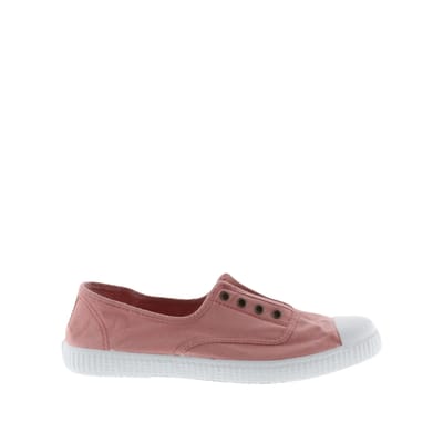 Damesschoenen met vetersluiting Victoria 1915 anglaise toile lavée