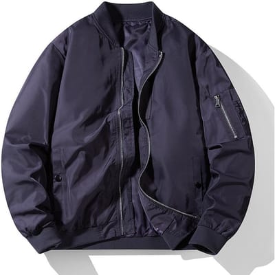 Veste de vol militaire pour homme, uniforme de baseball, veste de travail tendance, automne 4XL black