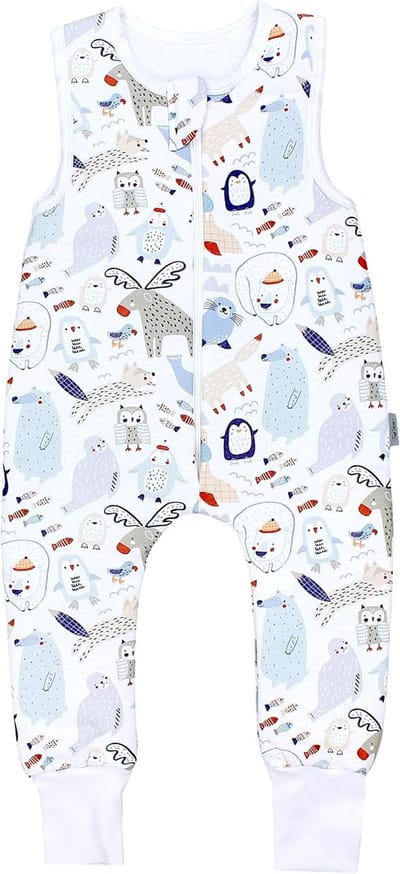Baby Slaapzak - Baby Pyjama - Warm Slapen - Broekpijpen - 2.5 Tog - Meerdere Kleuren
