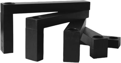 Leeff - Candle Holder - 'Coen' - Zwart - Kandelaar