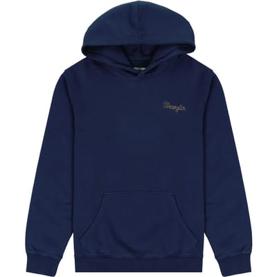 Sweater met capuchon en logo Wrangler Sign Off
