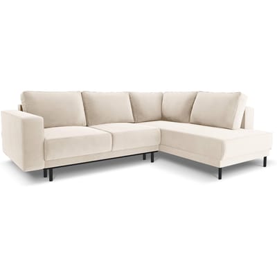 4-zits hoekslaapbank Caro velvet rechts | Micadoni Limited Edition