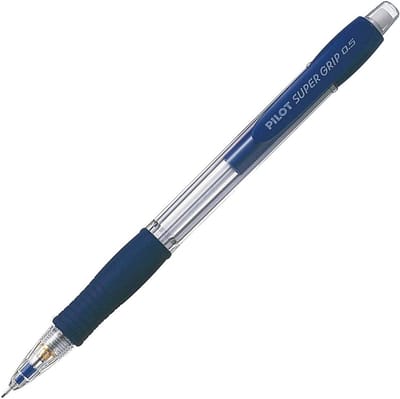 Balpen Transparant - Schrijfgerei Klik - Dagelijks Schrijven - Uitwisbare Inkt - 0.5 mm Punt - Helder Blauw