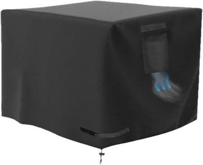 Vuurkorfhoes - Afdekhoes vuurtafel - Terras beschermen - Waterdicht en winddicht - 96 cm - Enkele Attribuut