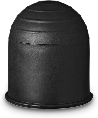 Famanu - Trekhaakdop zwart rubber, waterdicht, stof- en vuilbescherming, Ø50 mm